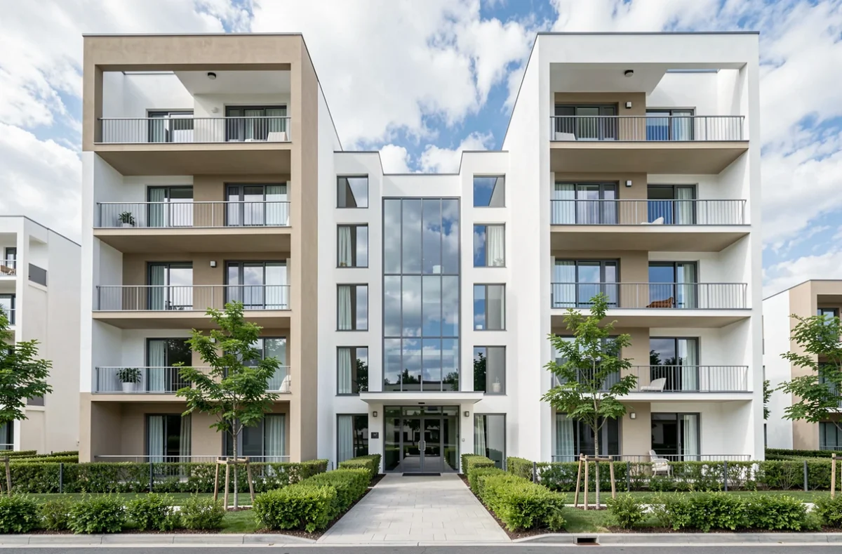Résidence moderne construite par Kaufman & Broad dans le Maine-et-Loire