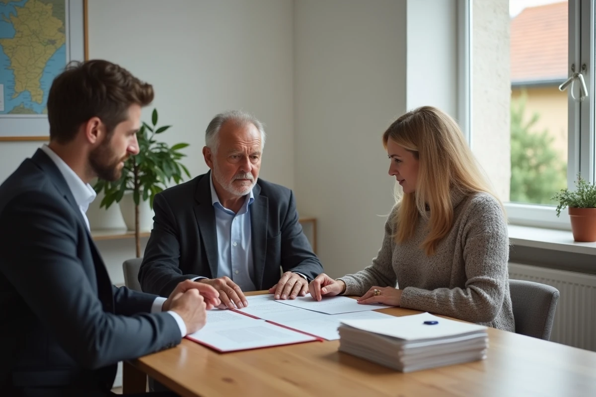 Rendez-vous chez le notaire pour la signature d'une cession de parcelle dans un PRL en Vendée